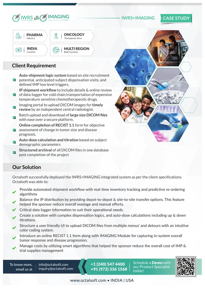 IWRS+IMAGING Case Study in Oncology