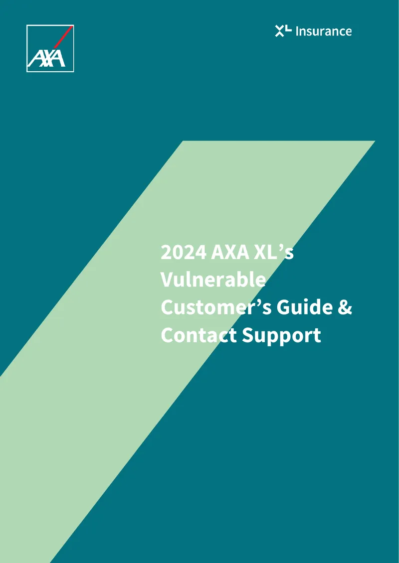 AXA XL Vulnerable Customer Support Guide