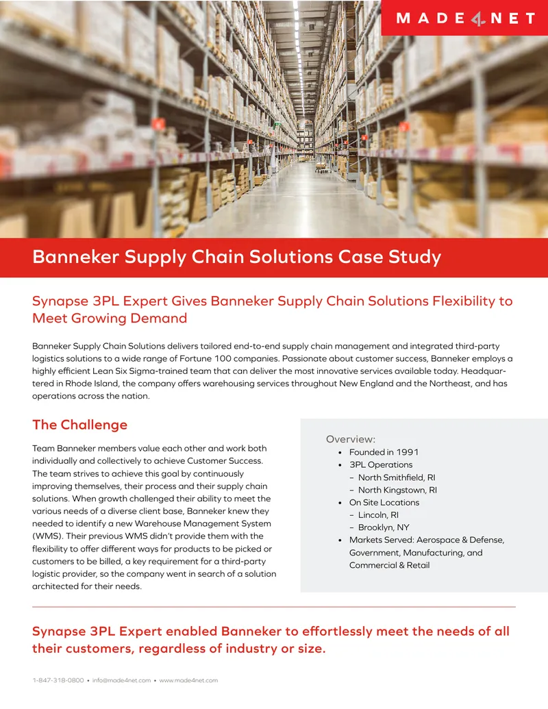 Banneker Supply Chain Solutions Case Study
