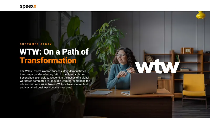 Willis Towers Watson Language Learning Success Story