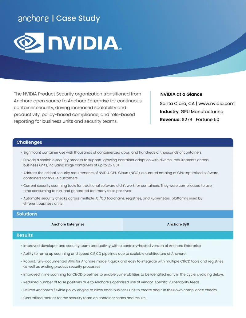 NVIDIA Container Security Implementation Case Study