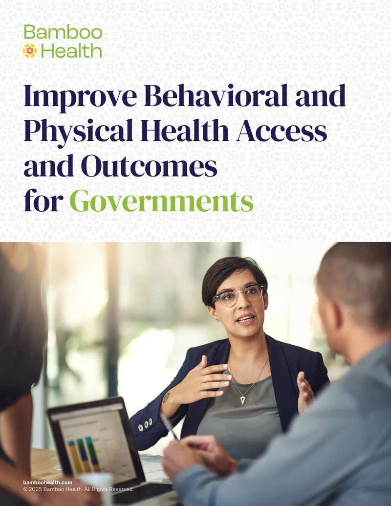 Improving Behavioral and Physical Health Access for Governments