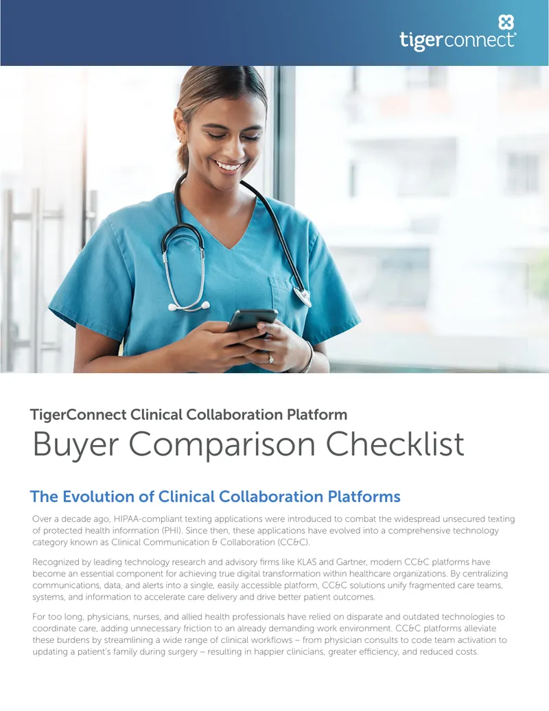 Buyer Comparison Checklist for Clinical Collaboration Platforms