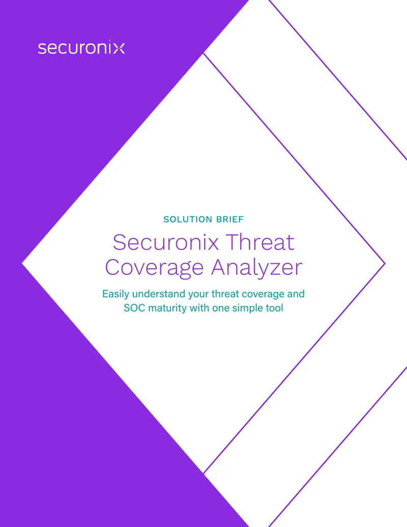 Securonix Threat Coverage Analyzer Solution Brief