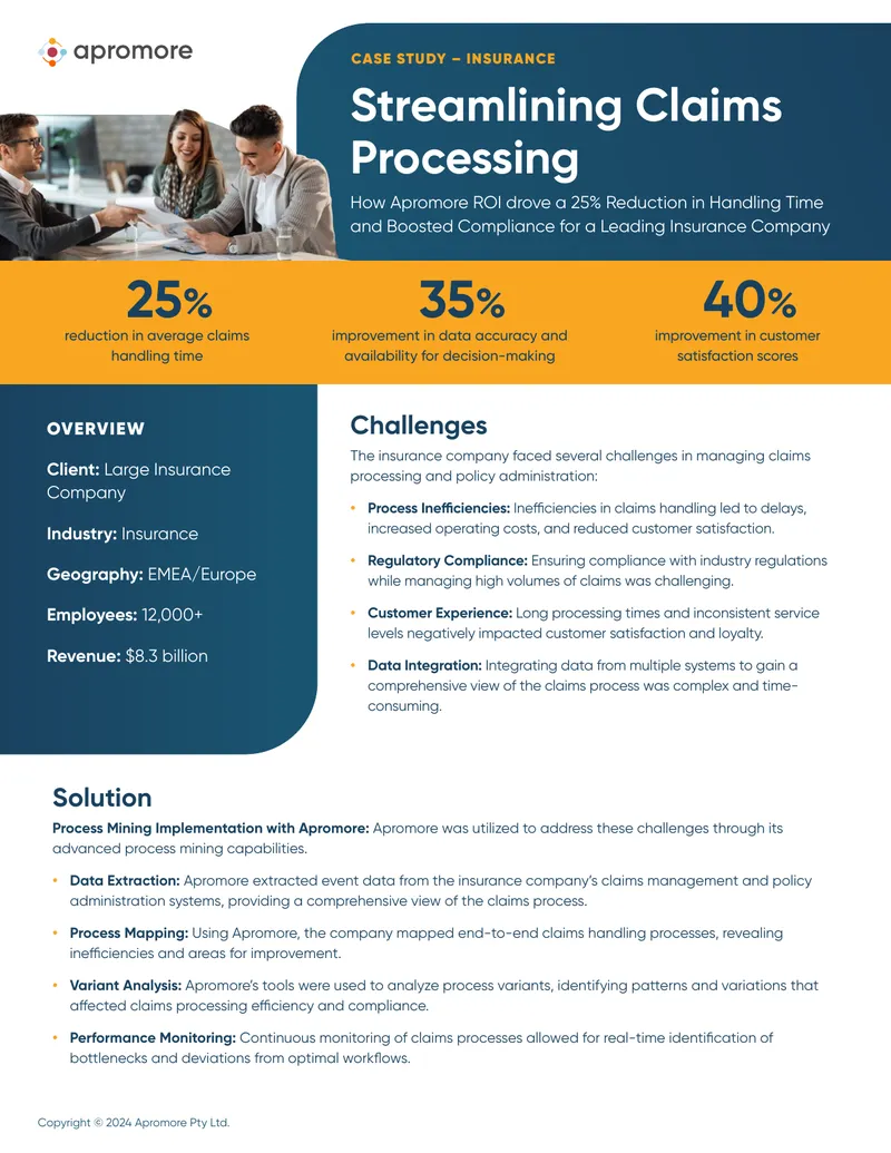 Streamlining Claims Processing in Insurance