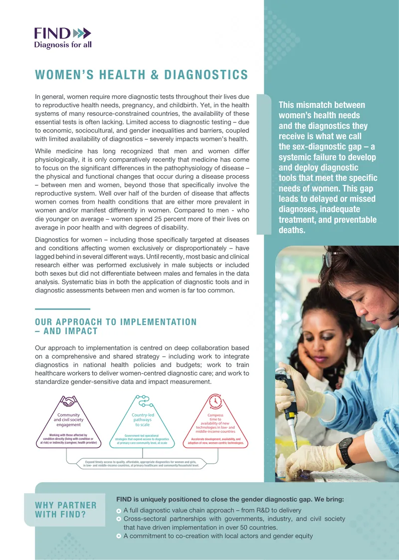 Women’s Health and Diagnostic Testing Challenges