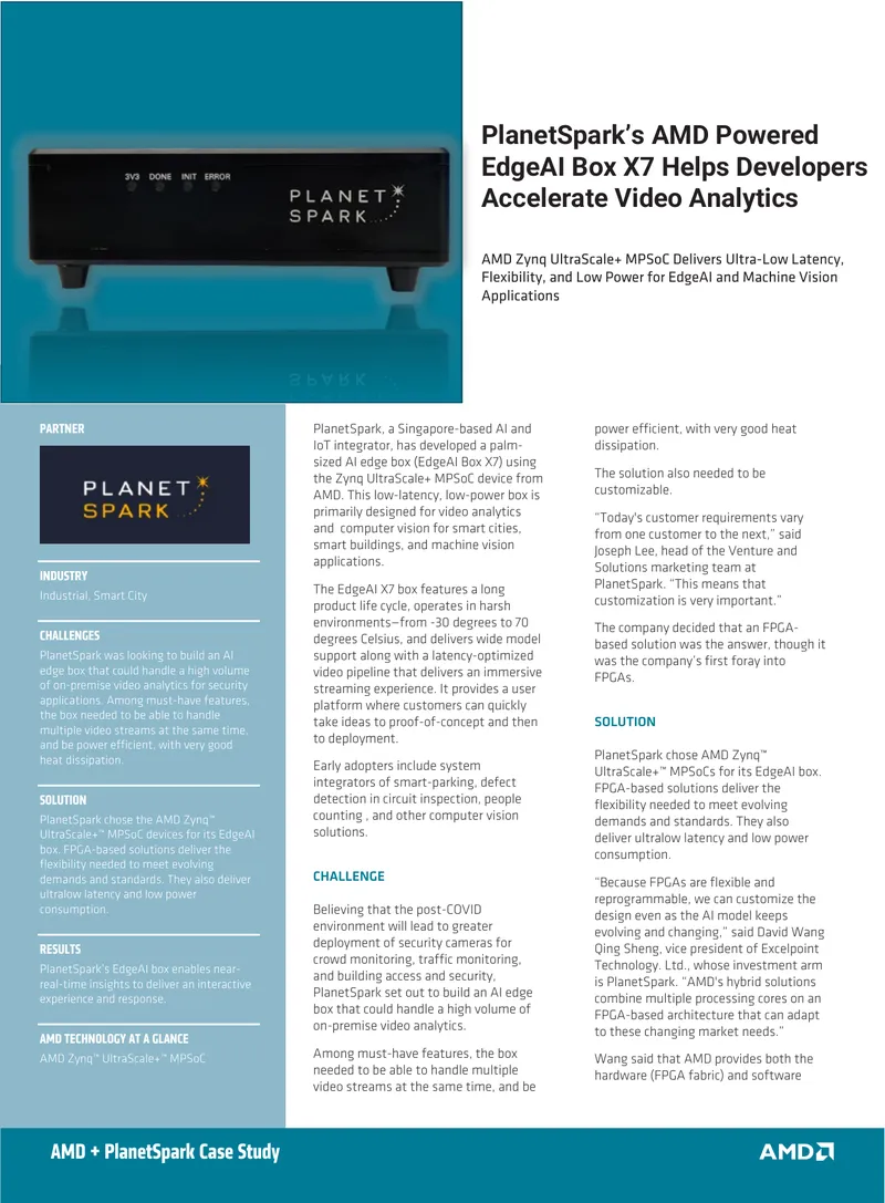 PlanetSpark AI Edge Box Development Case Study