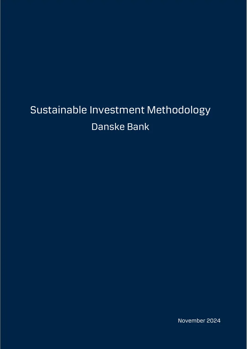 Sustainable Investment Methodology Overview