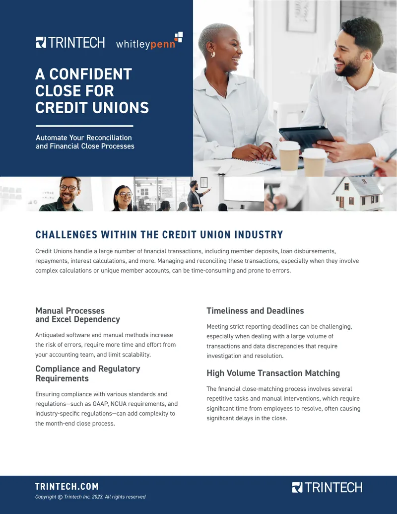 Automated Financial Close Solutions for Credit Unions