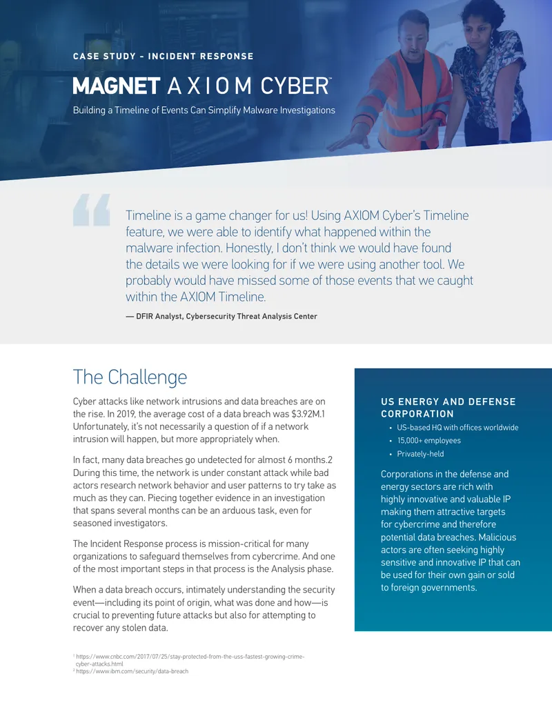 Incident Response Case Study on Malware Investigations