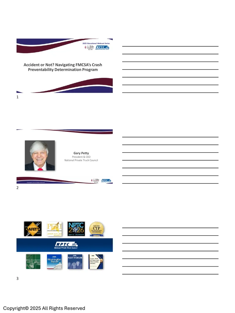 Navigating FMCSA’s Crash Preventability Determination Program