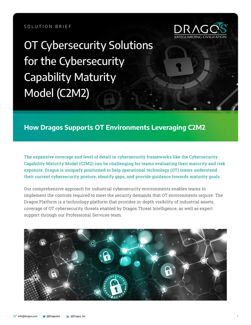 OT Cybersecurity Solutions Leveraging C2M2 Framework