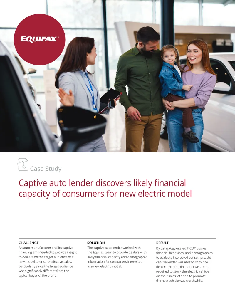 Auto Manufacturer Captive Financing Case Study