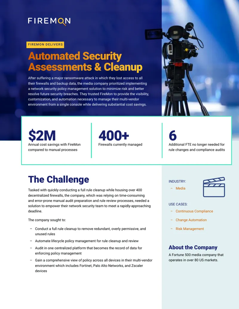 Automated Security Assessments and Cleanup Implementation