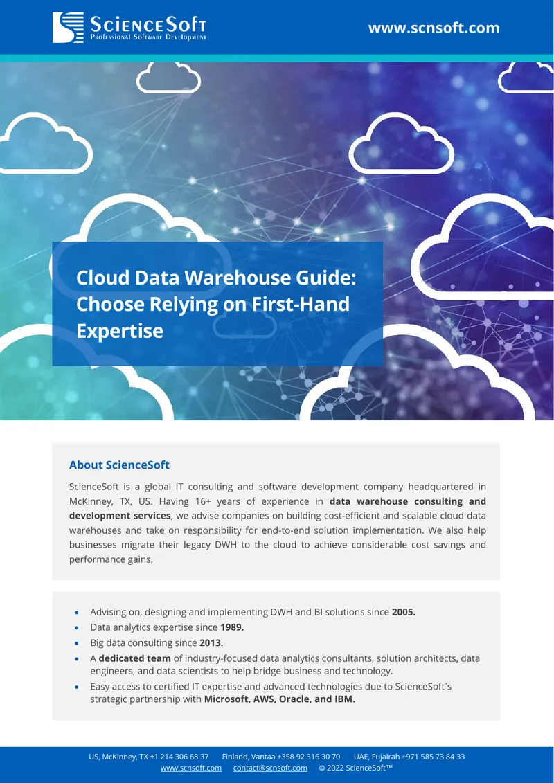 Cloud Data Warehouse Evaluation Guide