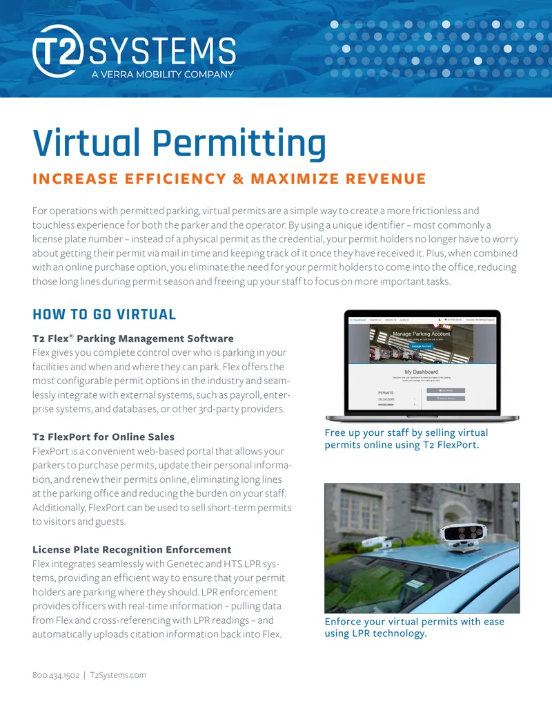 Virtual Permitting Solutions for Parking Management