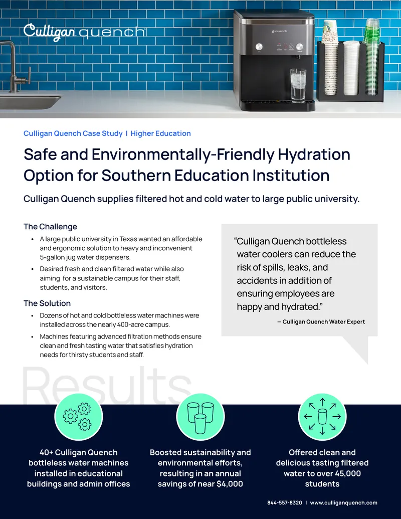 Sustainable Hydration Solutions for Universities