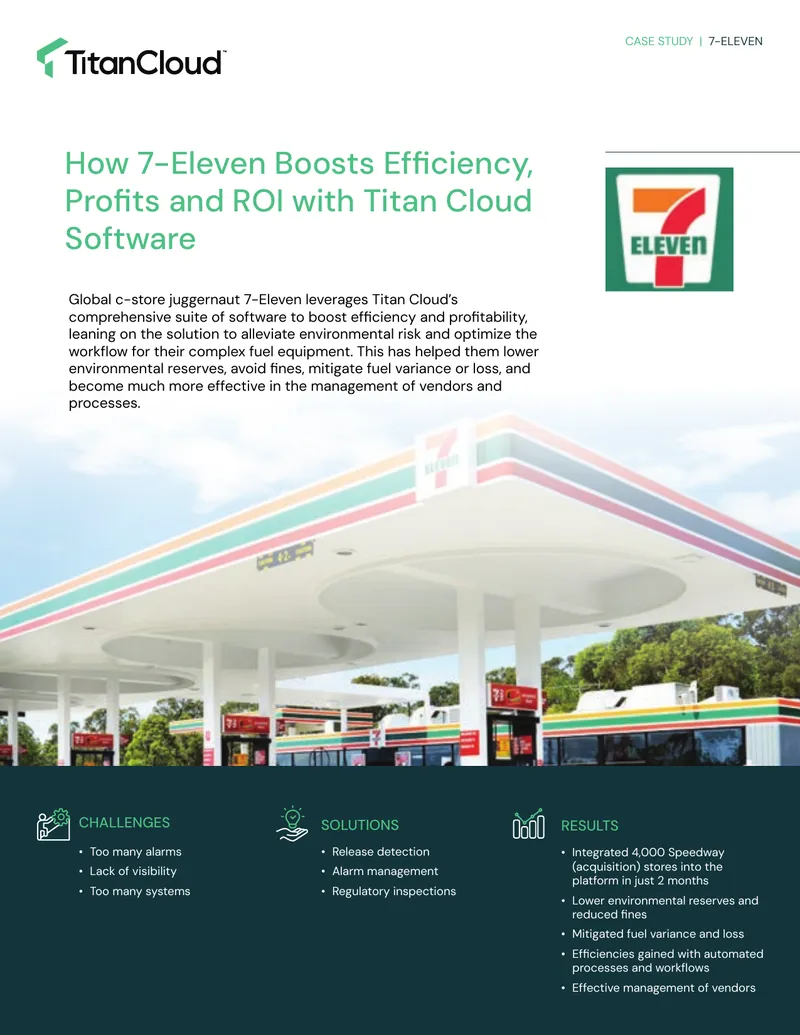 7-Eleven Case Study on Titan Cloud Software