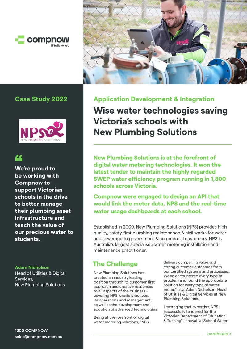 Digital Water Metering Solutions for Schools