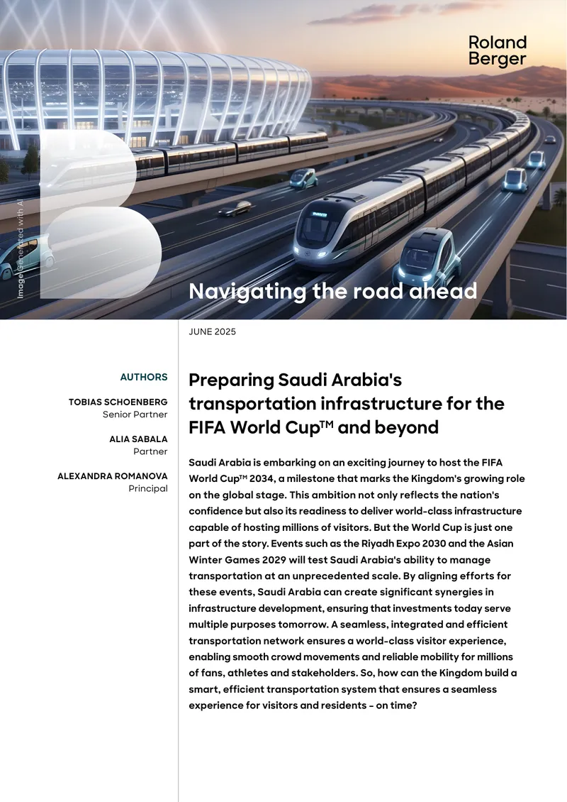 Transportation Infrastructure Development for FIFA World Cup 2034