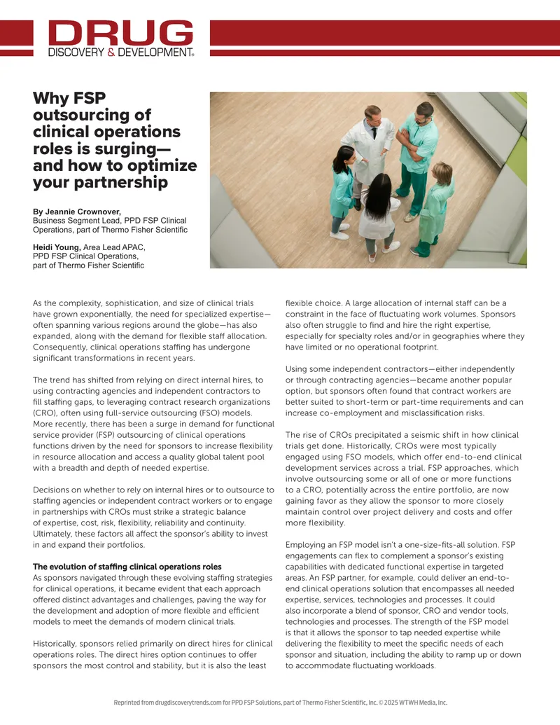 Outsourcing Clinical Operations Staffing Strategies