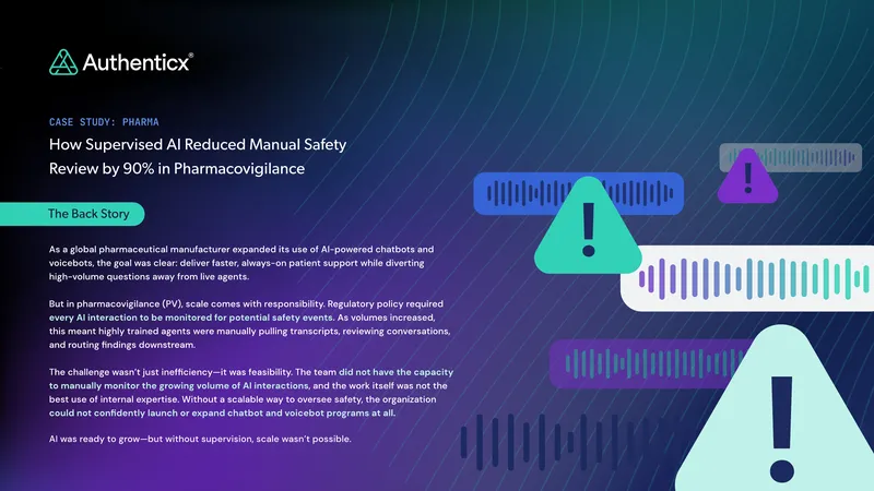 Supervised AI Implementation in Pharmacovigilance