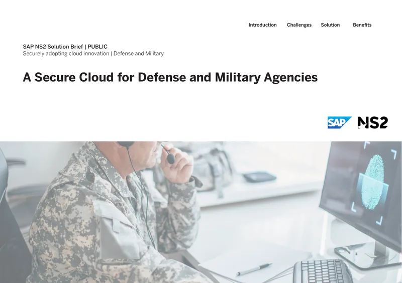 Secure Cloud Solutions for Defense and Military Agencies