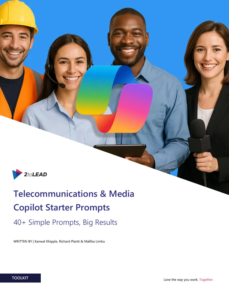 Telecommunications and Media Copilot Starter Prompts