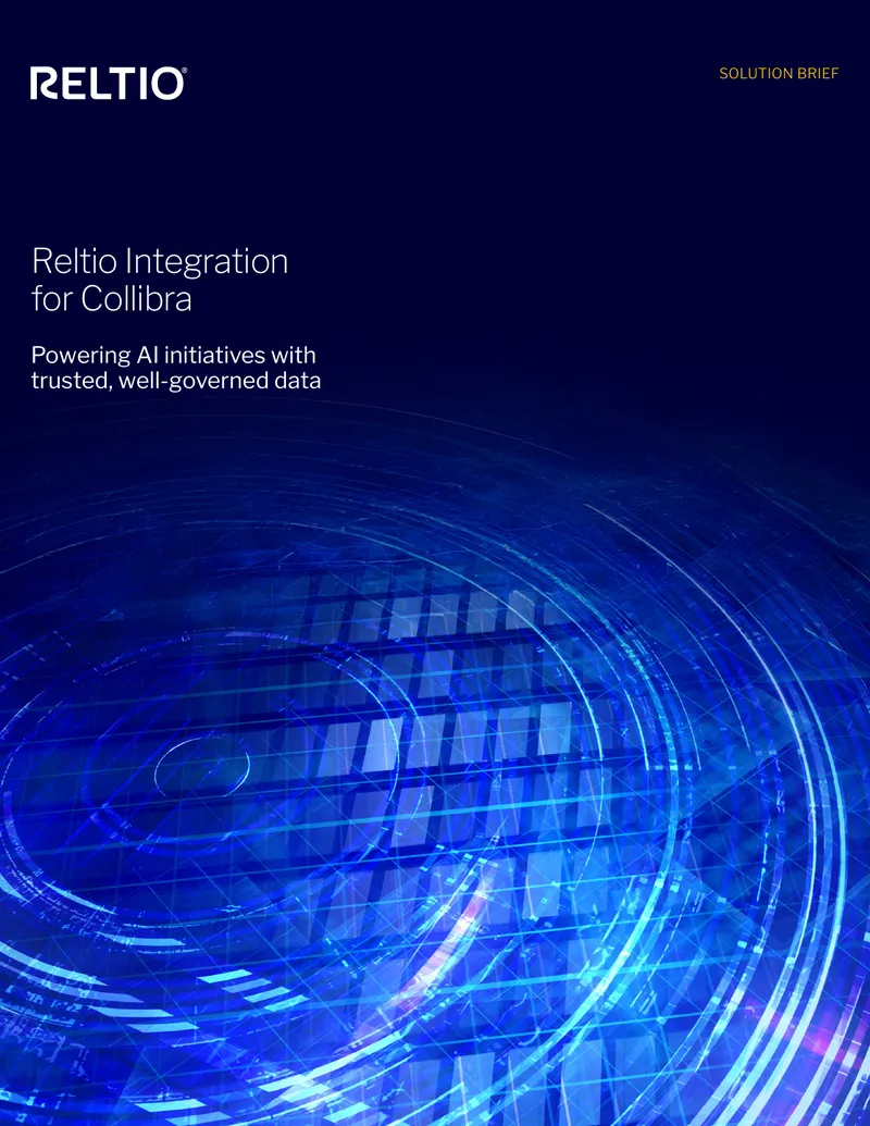 Reltio Integration for Collibra Solution Brief
