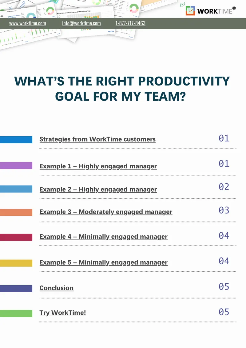 Productivity Goals and Management Engagement Strategies