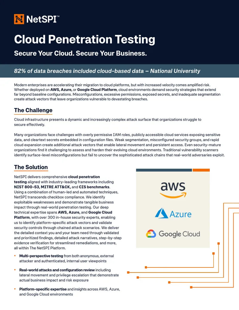 Cloud Penetration Testing Methodology and Solutions