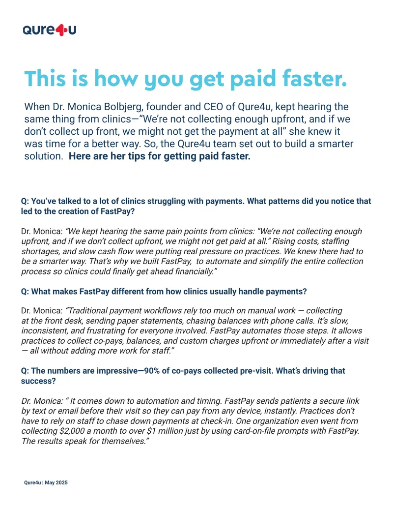 FastPay Payment Collection Process Overview