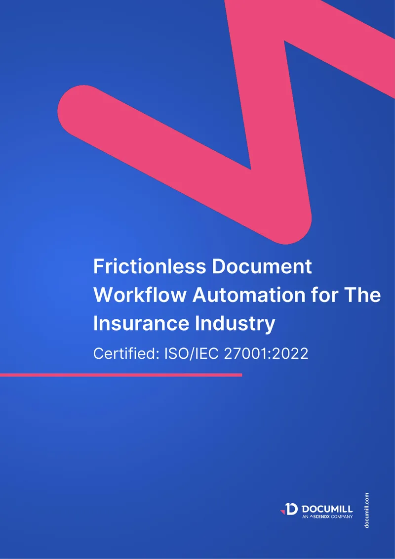 Frictionless Document Workflow Automation for The Insurance Industry