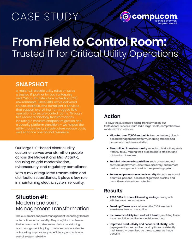 Transforming Print Infrastructure for Retailer