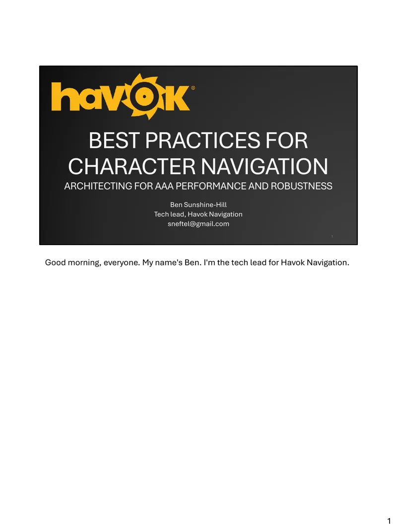 Best Practices for Character Navigation in Game Development