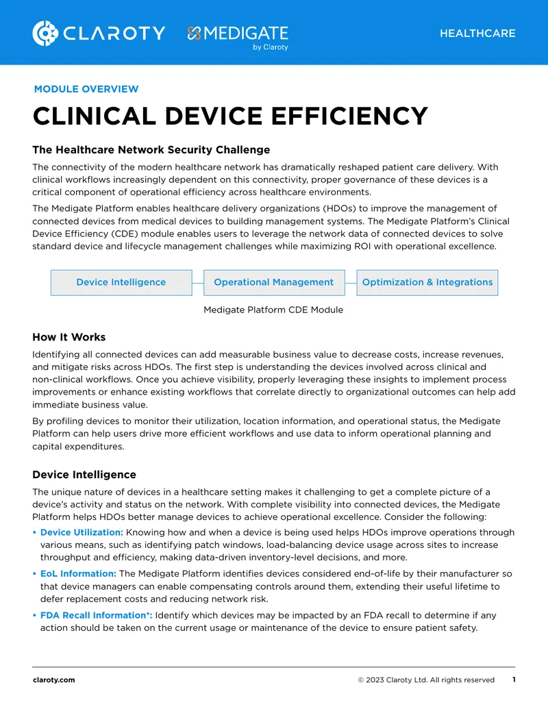 Healthcare Network Security Management Framework