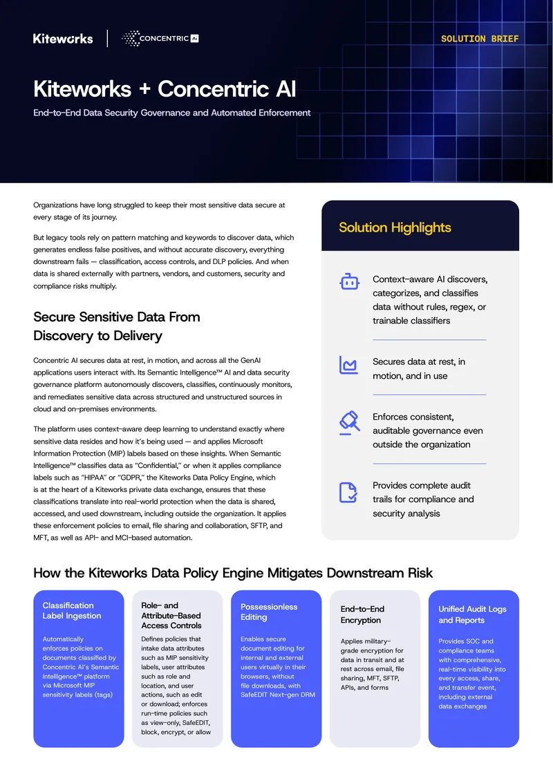 End-to-End Data Security Governance Solution Brief