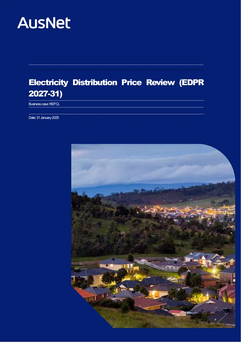 REFCL Compliance Maintained Planning Report for Zone Substation