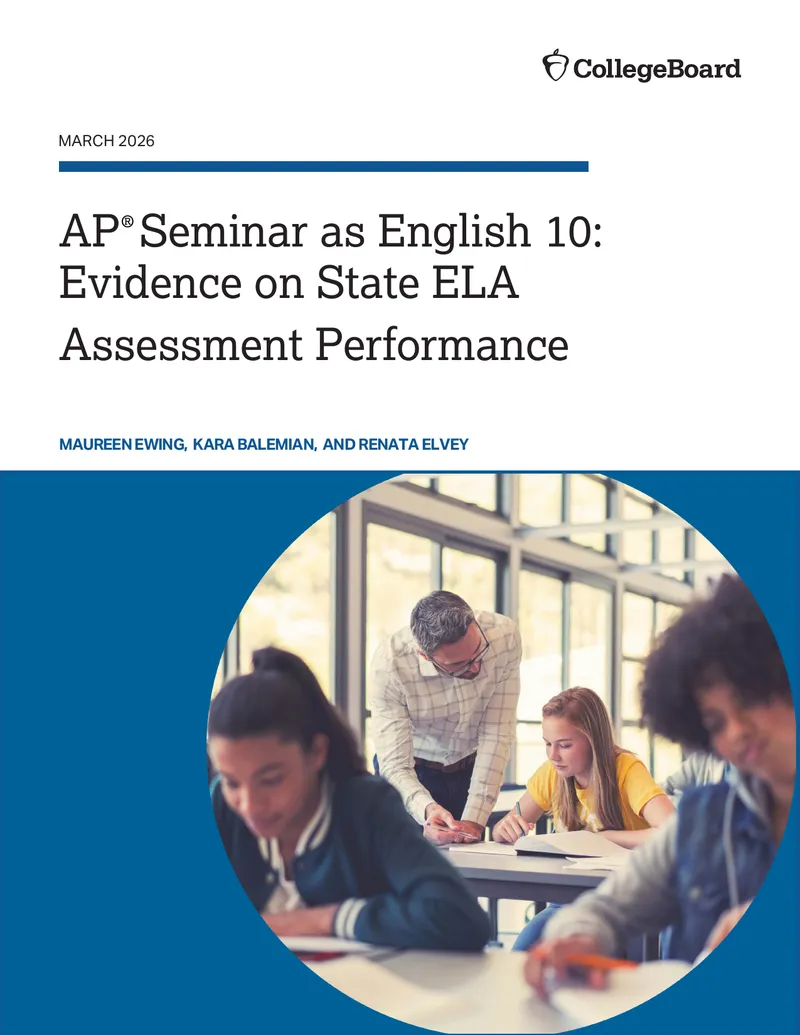 Impact of AP Seminar on ELA Assessment Performance