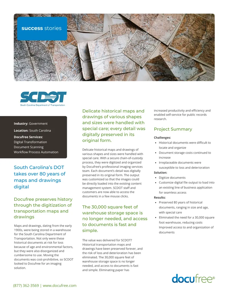 Digitization of Historical Transportation Documents