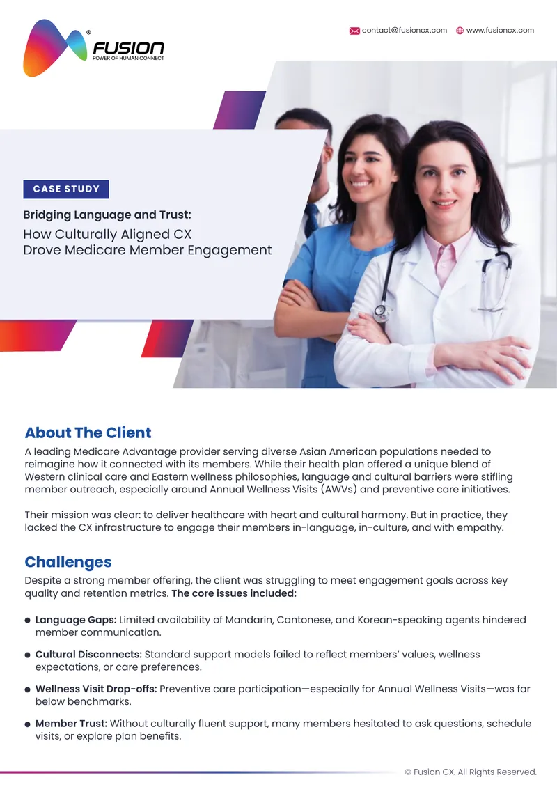 Culturally Aligned Customer Experience in Medicare
