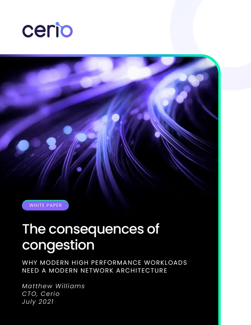 High Performance Workloads and Network Congestion