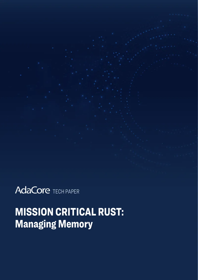 Mission Critical Rust: Managing Memory preview page 1