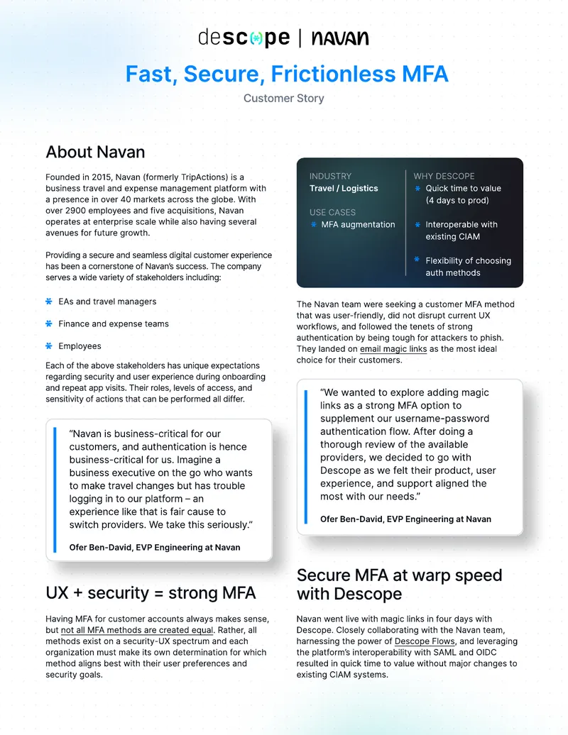 MFA Implementation and User Experience Enhancement