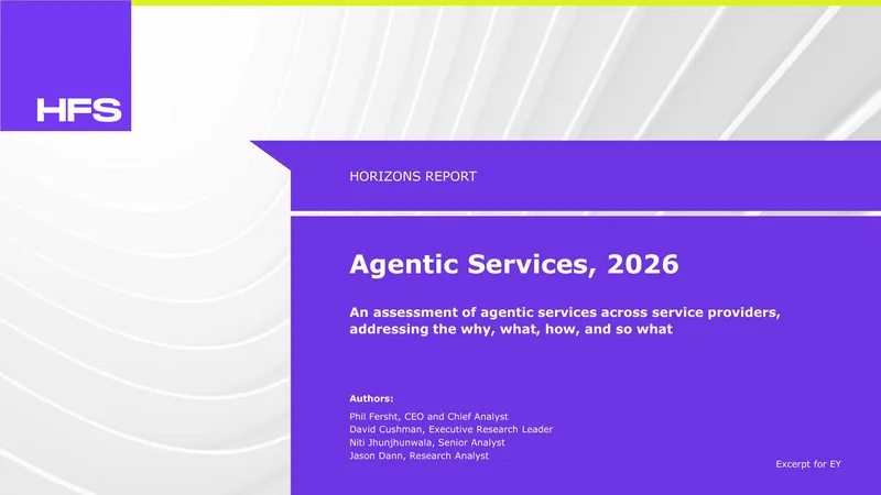 HFS Horizons: Agentic Services 2026 Report