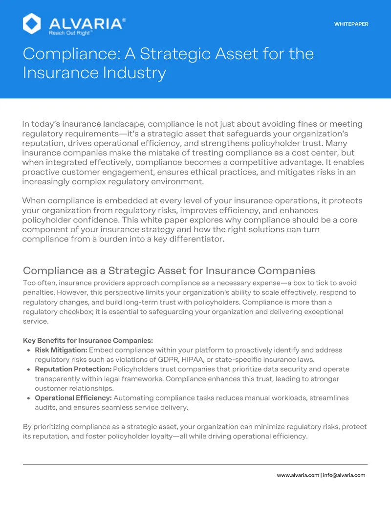Compliance as a Strategic Asset for the Insurance Industry