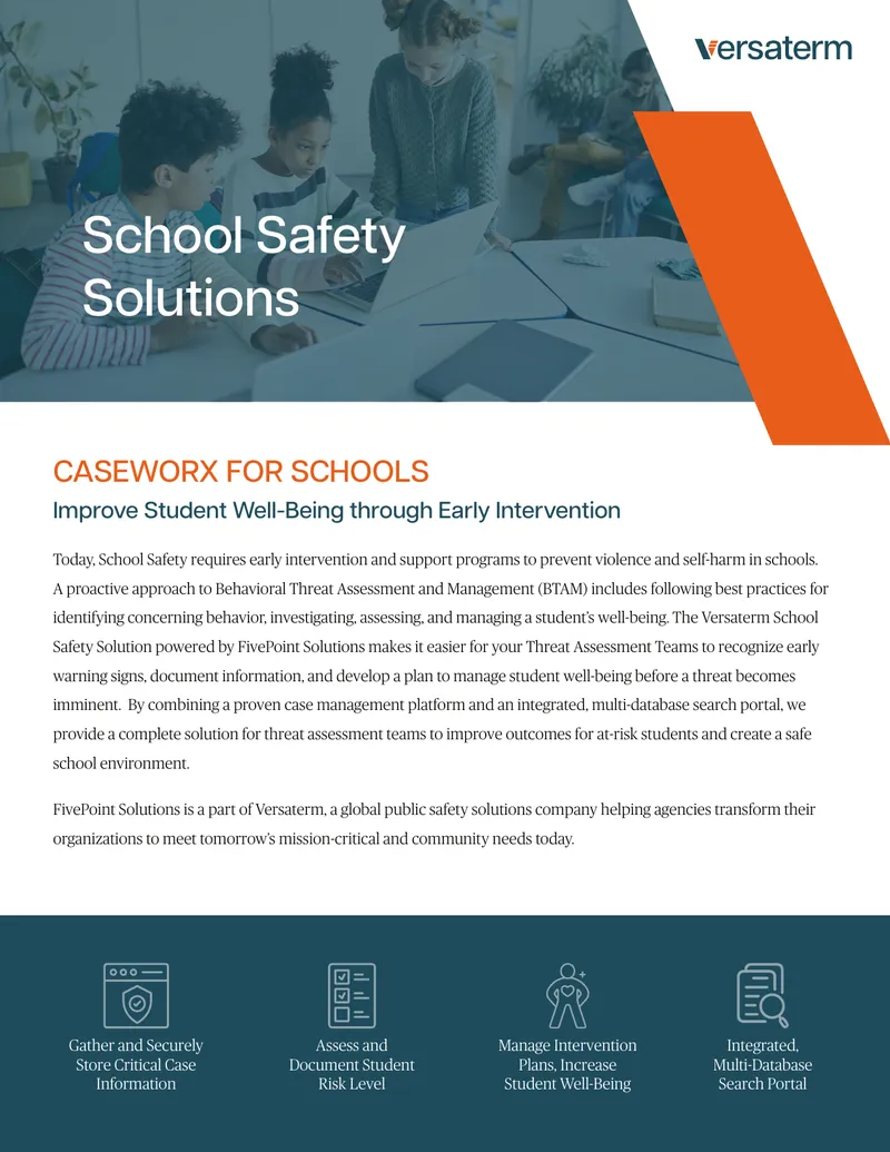 School Safety Solutions for Early Intervention