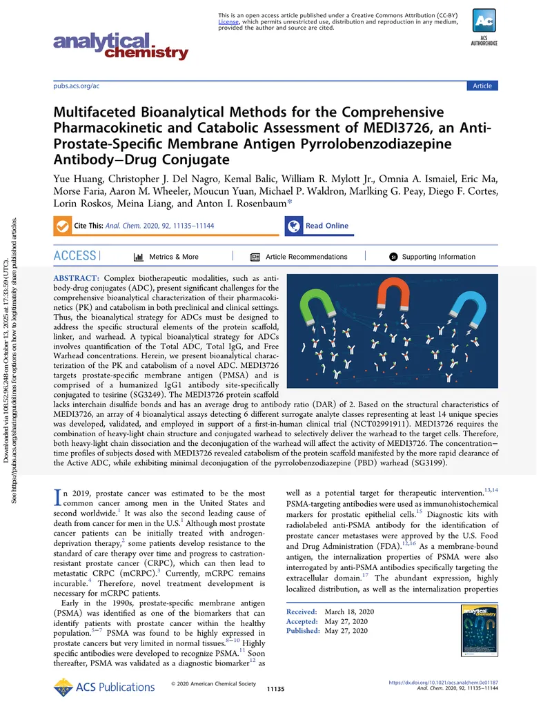 Bioanalytical Methods for MEDI3726 Assessment