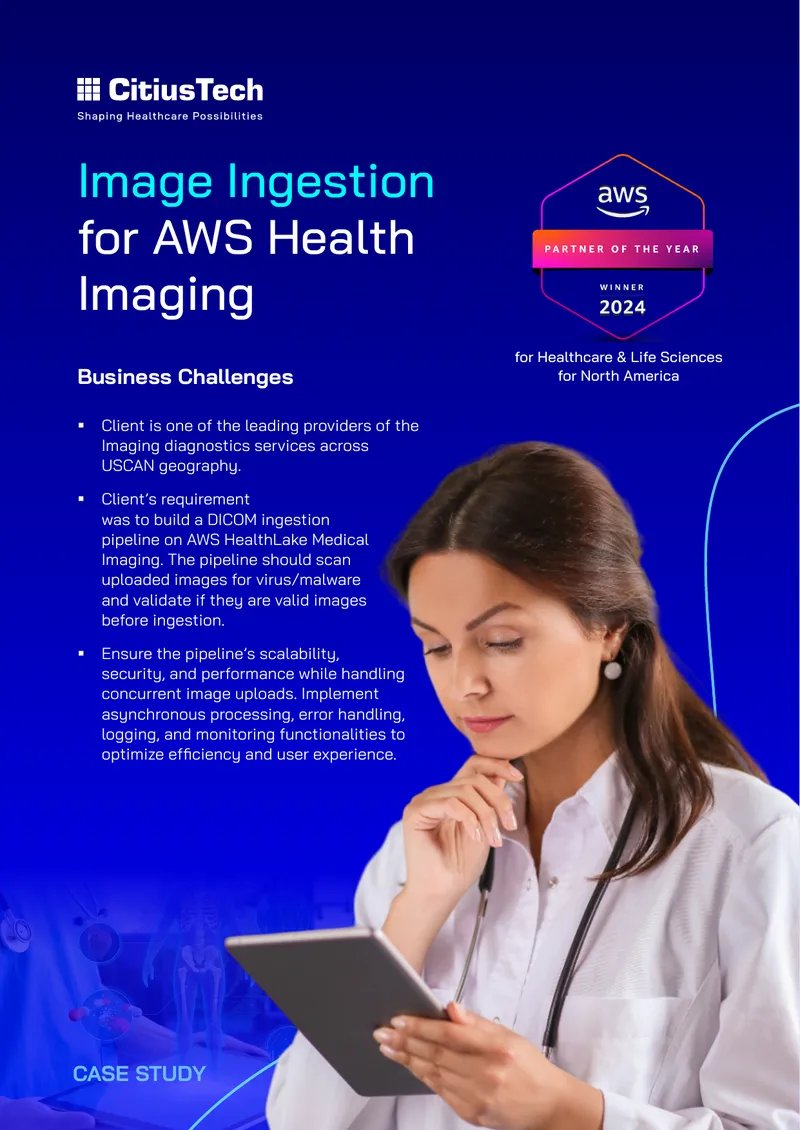 Image Ingestion Pipeline for AWS Health Imaging