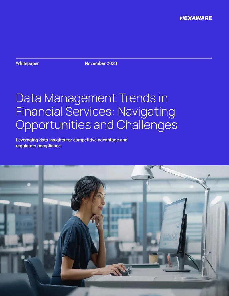 Data Management Trends in Financial Services